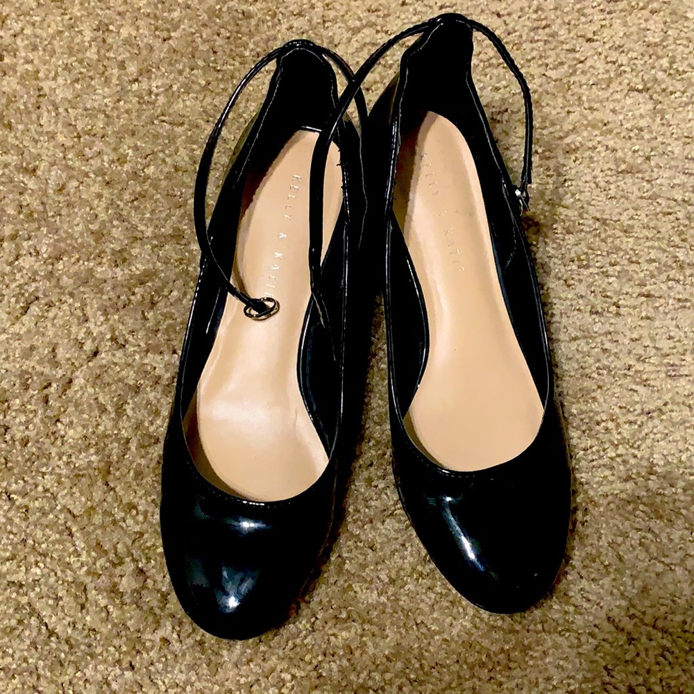 Gently used patent leather shoes